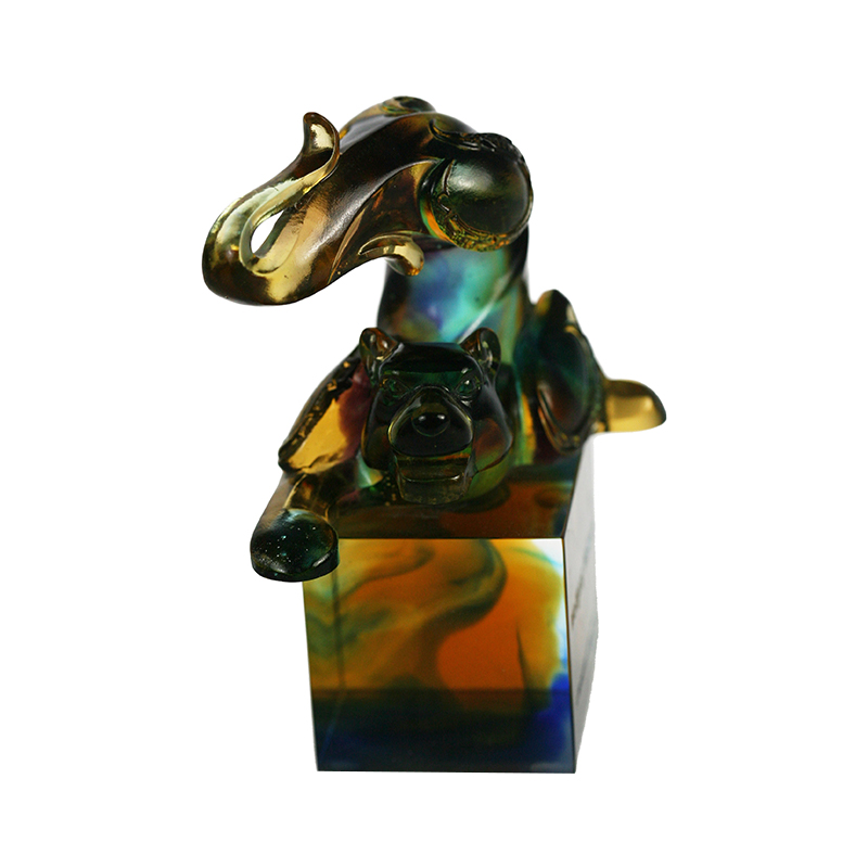 Кристаллическая печать из тигрового стекла