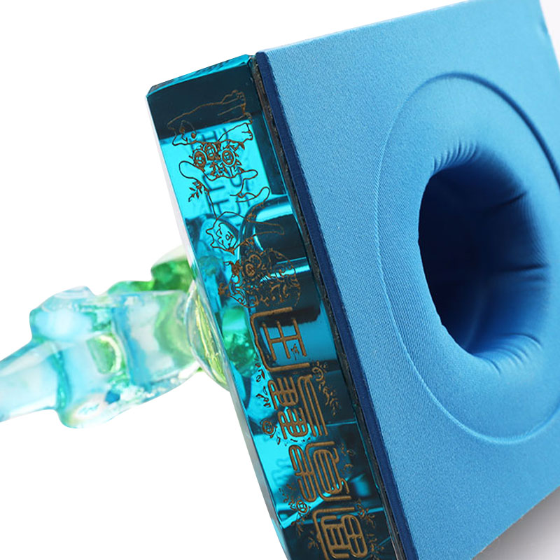 Крышка от бутылки с синим оленем, декоративные украшения, посуда из стеклянной бутылки вина