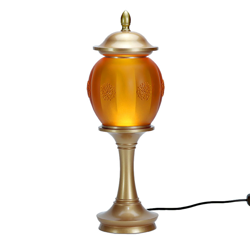 Набор подношений из золотого стекла для буддийского алтаря серии