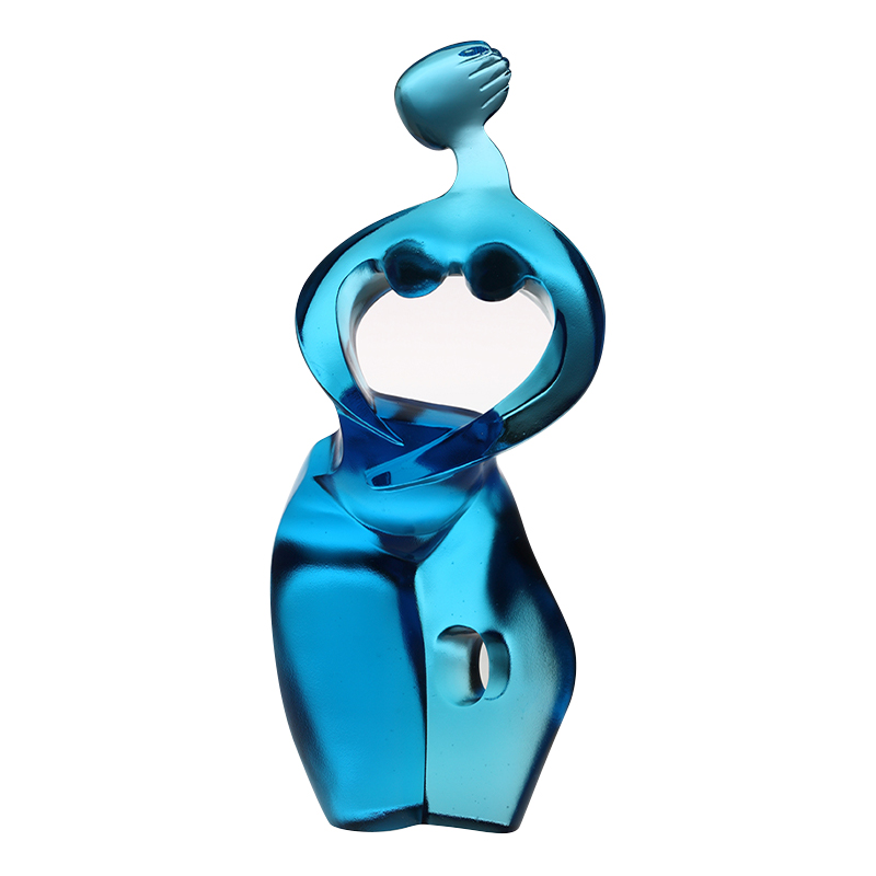 Чисто синие художественные фигурки Артемиды, украшения