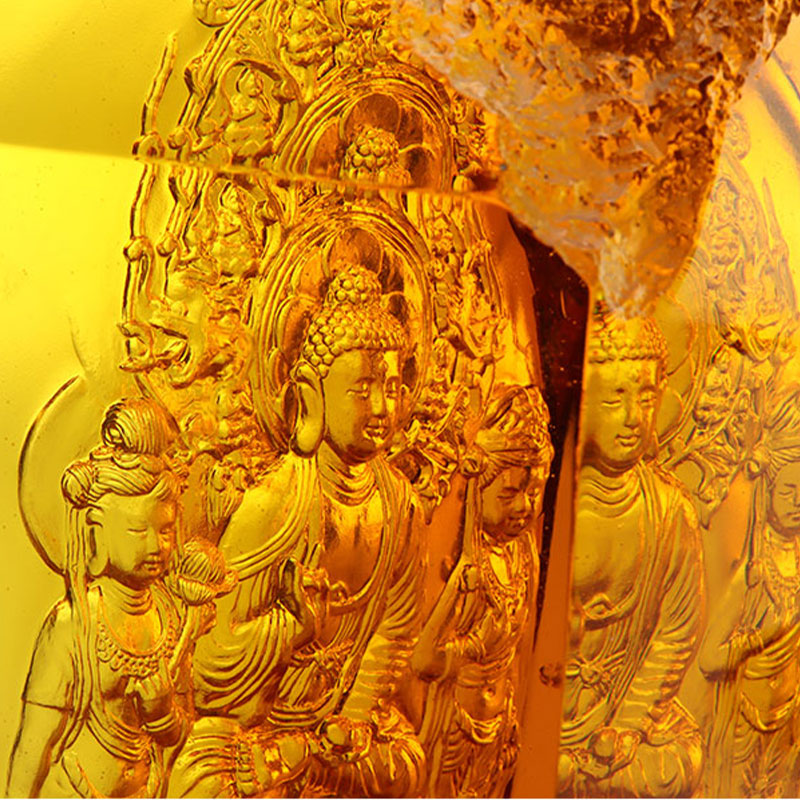 Хрустальные статуи Будды Амитаюса