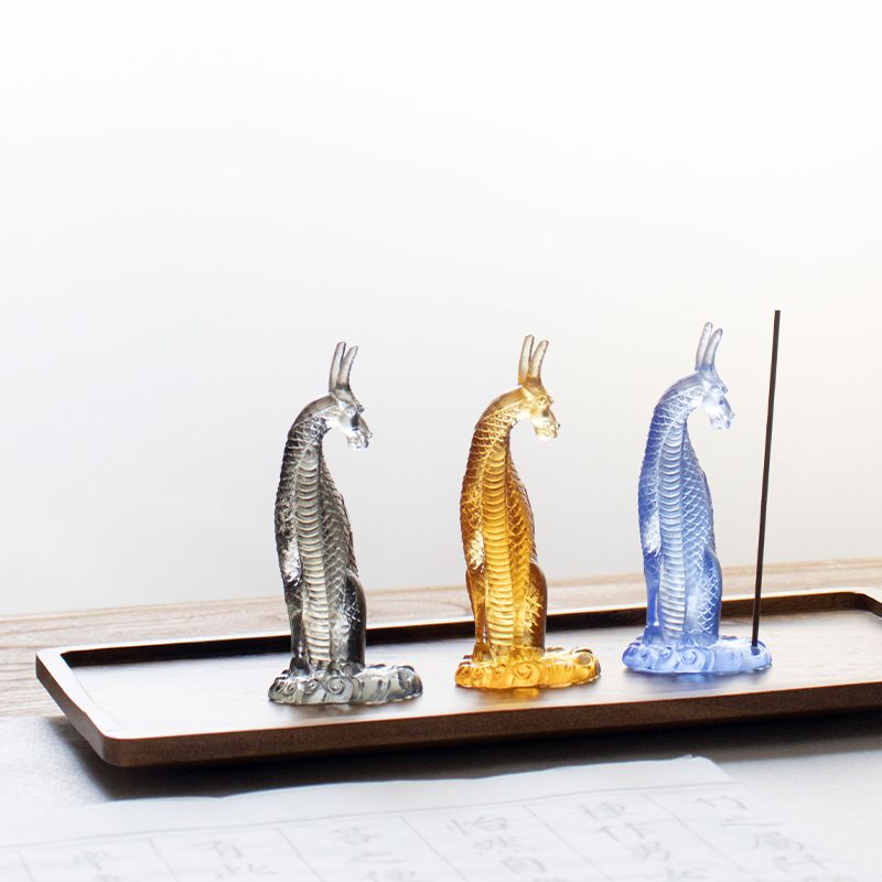 Стеклянный держатель для благовоний Кирин