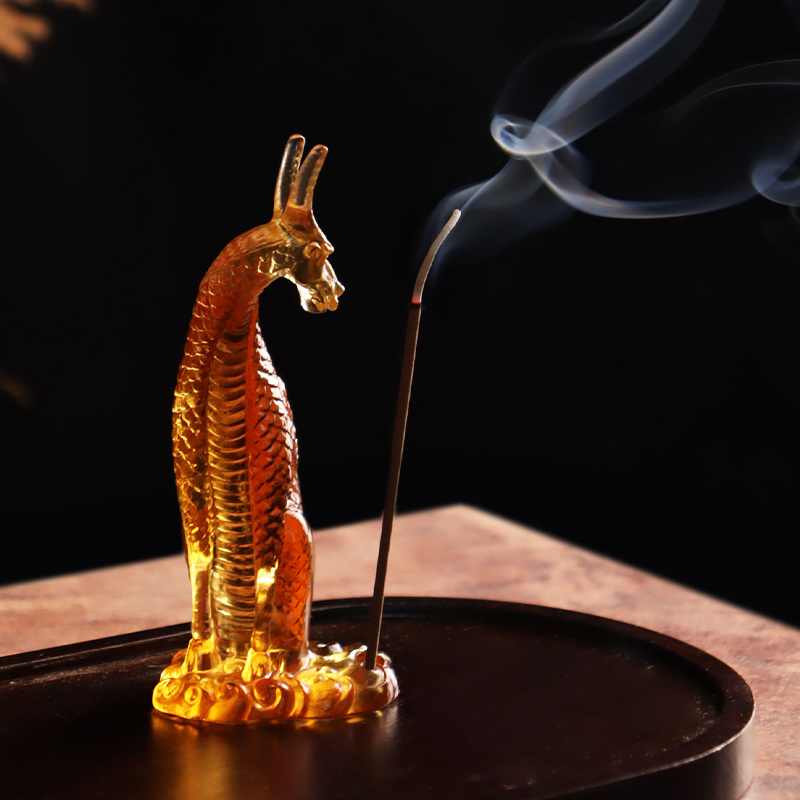 Стеклянный держатель для благовоний Кирин