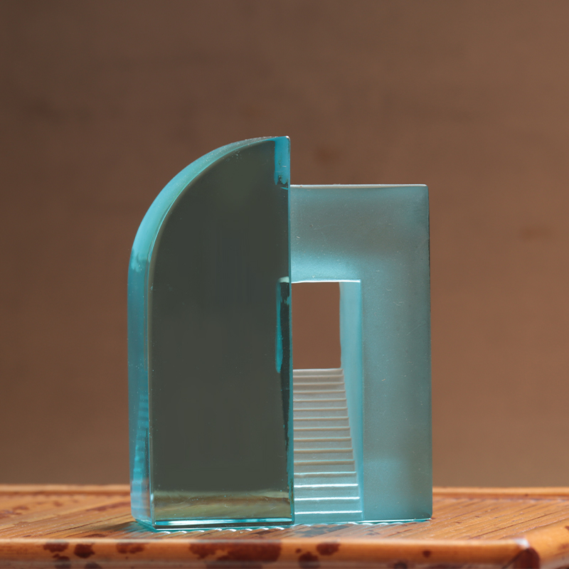 Градиент синего матового стекла, китайские игрушки-орнаменты